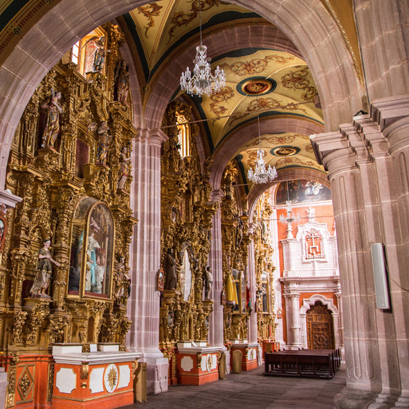 Visitar el Templo de Santo Domingo en la ciudad de Zacatecas